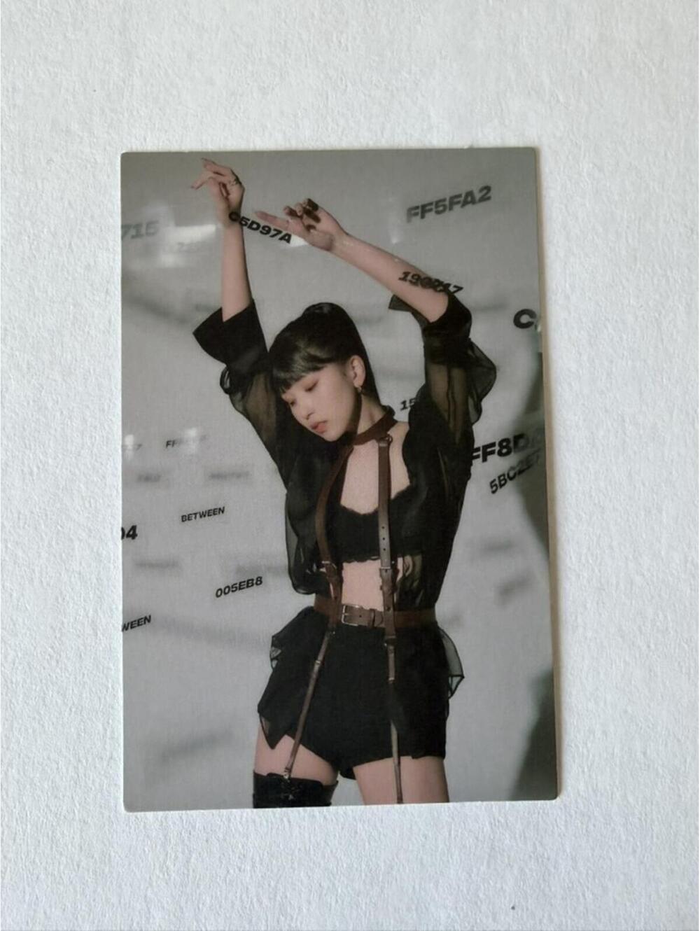 Twice Mina BETWEEN 1&2 Message Photocard